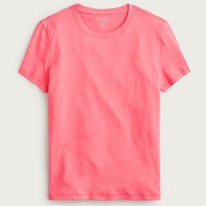 NWT J.Crew Pink Vintage jersey classic-fit crewneck T-shirt SZ S